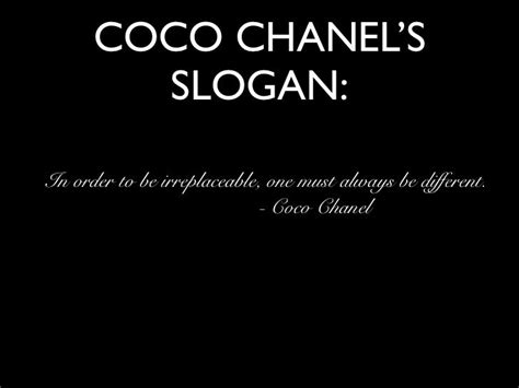 chanel slogans
